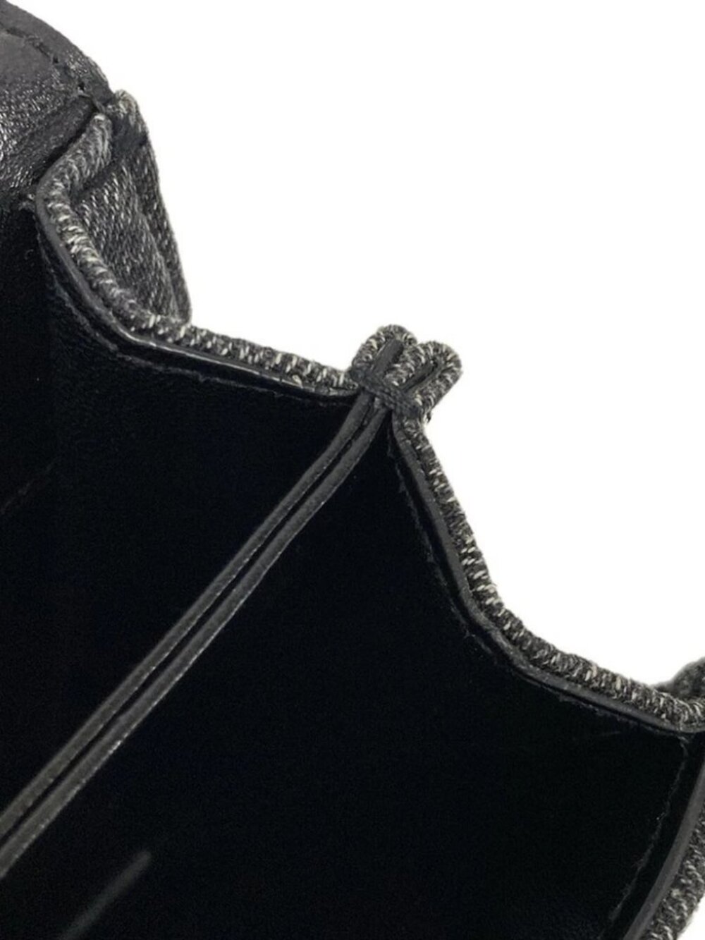 SAINT LAURENT PARIS Sunset Medium 442906 Black Denim Shoulder Bag - Picture 13 of 15